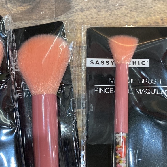 Makeup Brush Ice Cream Sprinkle pink set of 4 - Picture 5 of 5